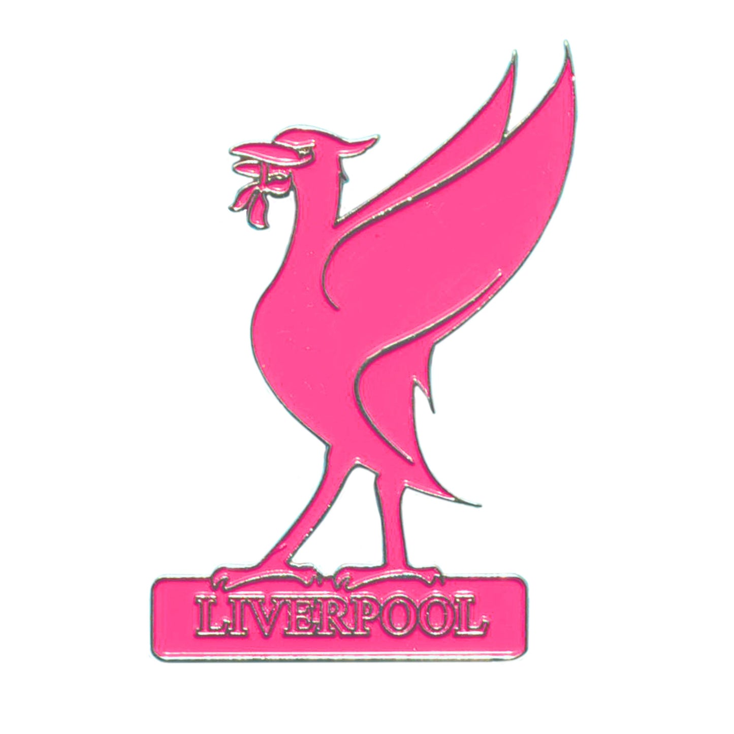 Liver Bird Pink Fridge Magnet
