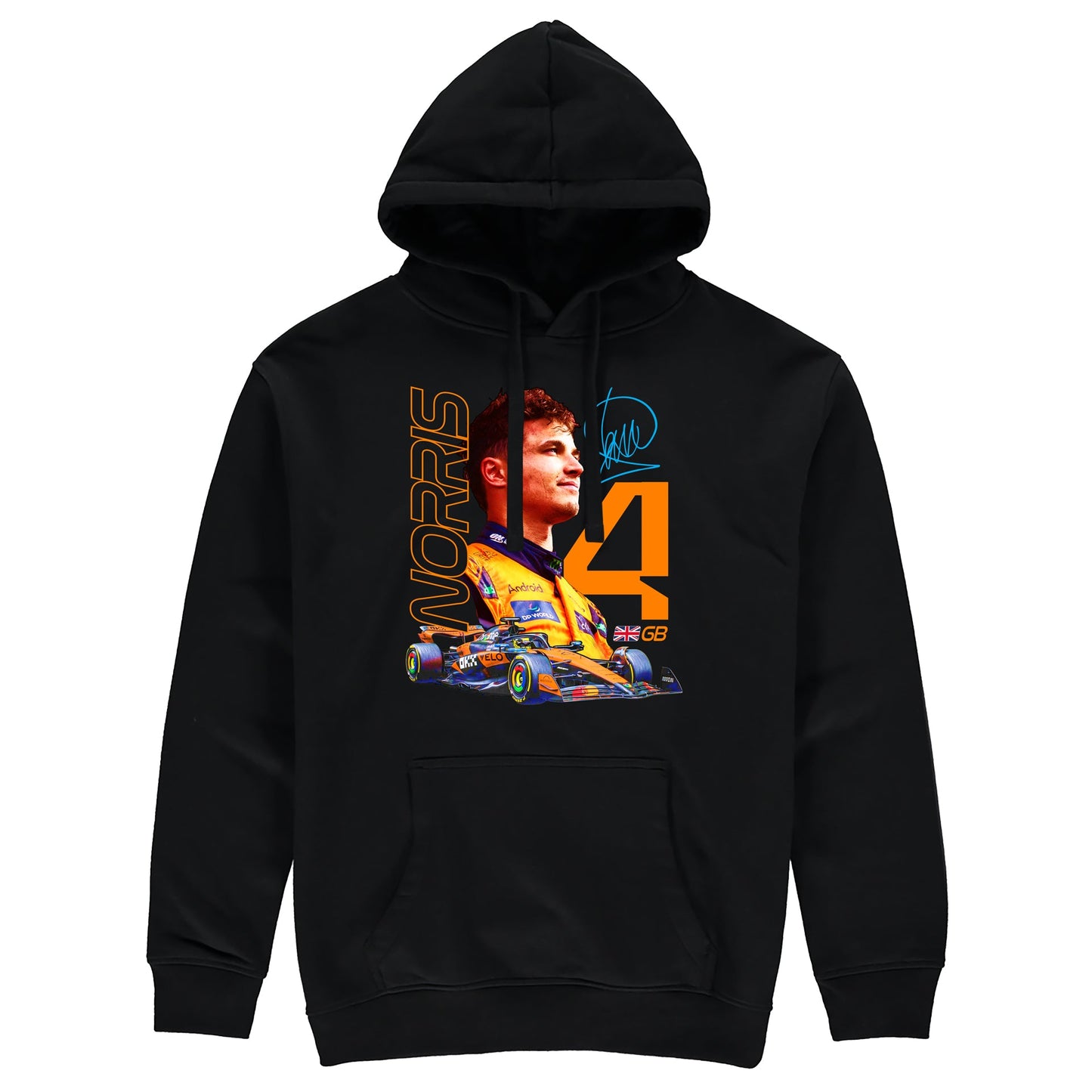 Norris F1 Hoodie - Black - Adult