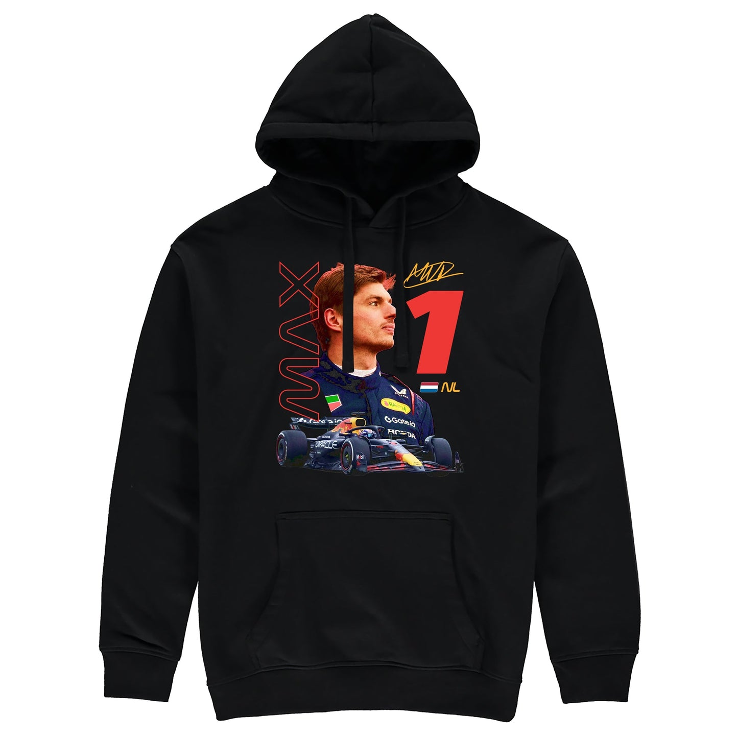Max F1 Hoodie - Black - Adult