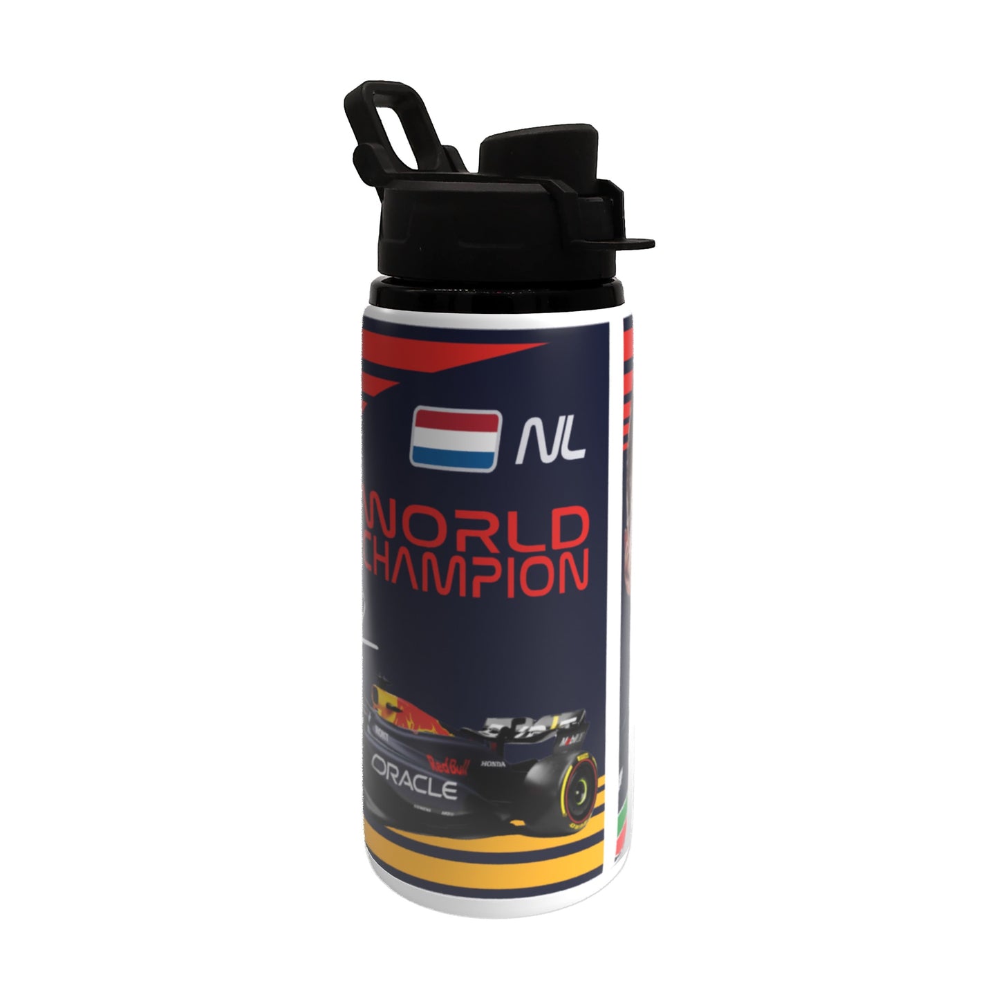 Max F1 Bottle 600ml White - Black Lid