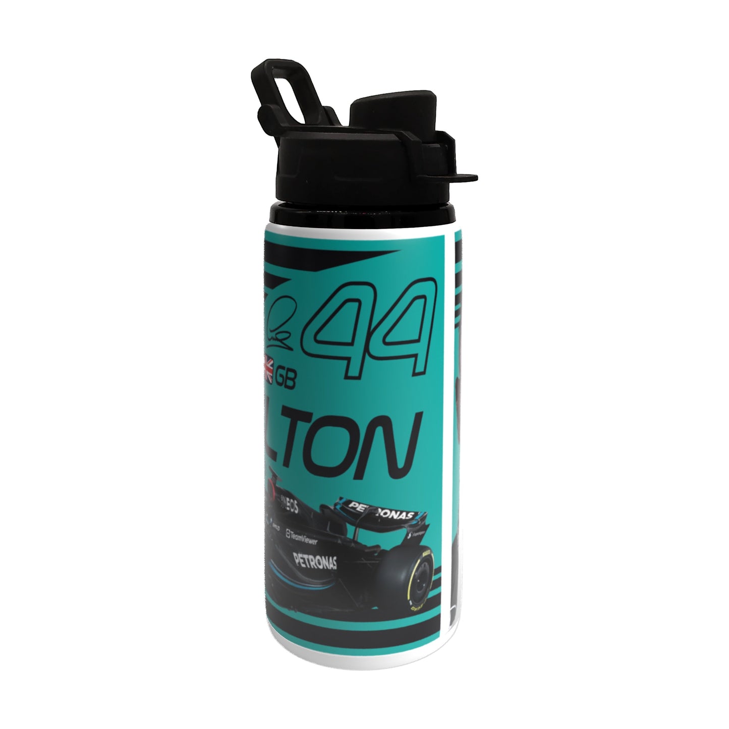 Hamilton F1 Bottle 600ml White - Black Lid