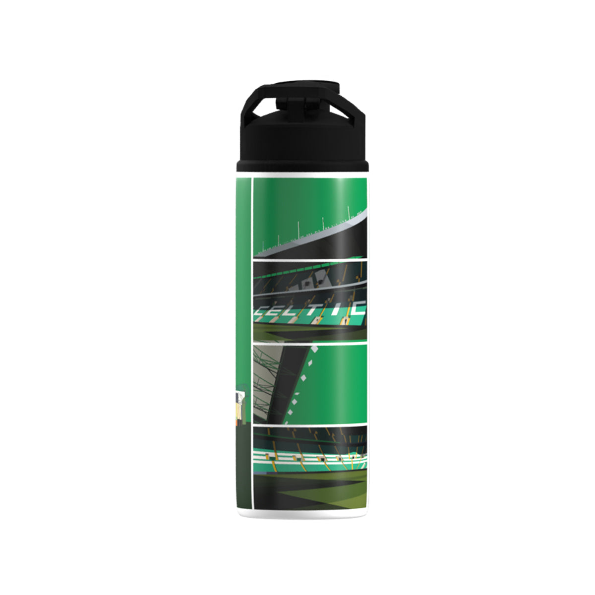 Celtic Stadium Big Mouth Bottle-White