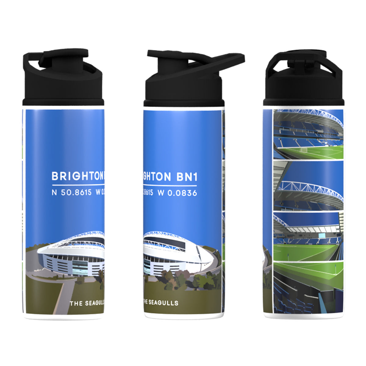 Brighton Stadium Big Mouth Bottle-White