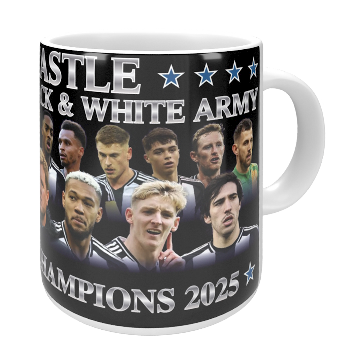 Newcastle League Cup Champions 2025 Mug