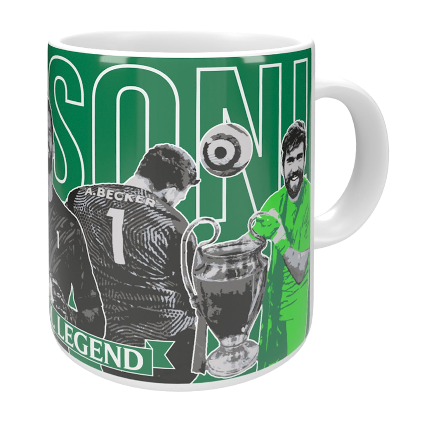 Liverpool Mug Alisson Legend