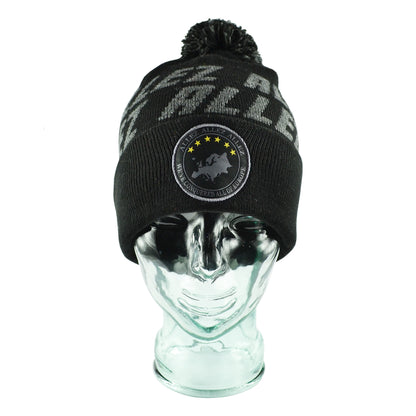 Allez Black & Grey Bobble Hat