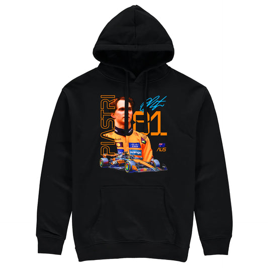 Piastri F1 Hoodie - Black - Adult