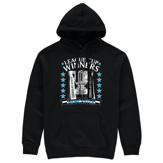 Newcastle League Cup Champions Hoodie - Black - Adult