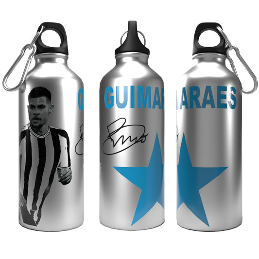 Guimaraes 2-Lid Aluminium Water Bottle Silver