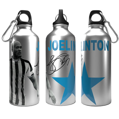 Joelinton 2-Lid Aluminium Water Bottle Silver