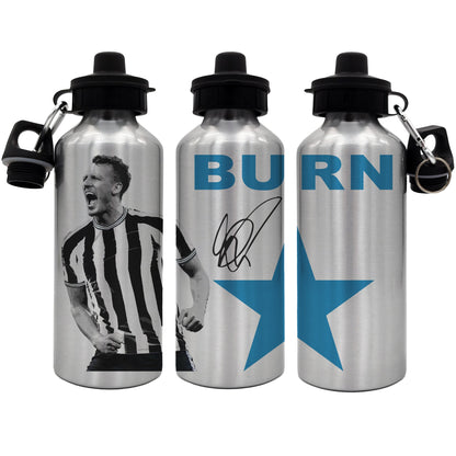 Burn 2-Lid Aluminium Water Bottle Silver