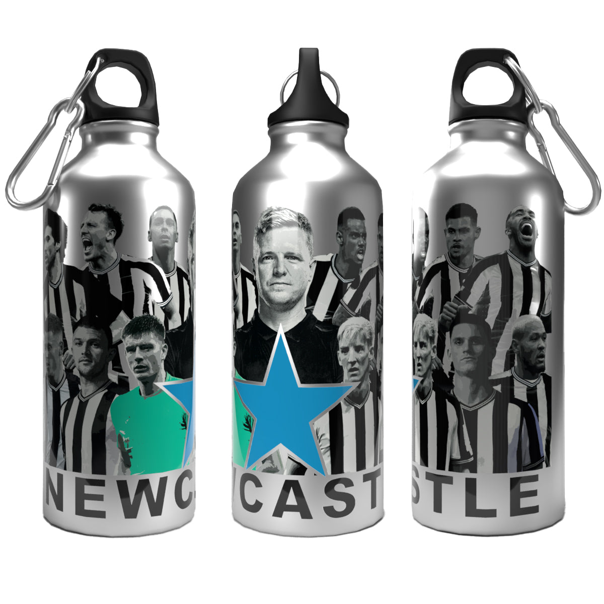 Newcastle 23/24 Squad 2-lid Bottle Silver