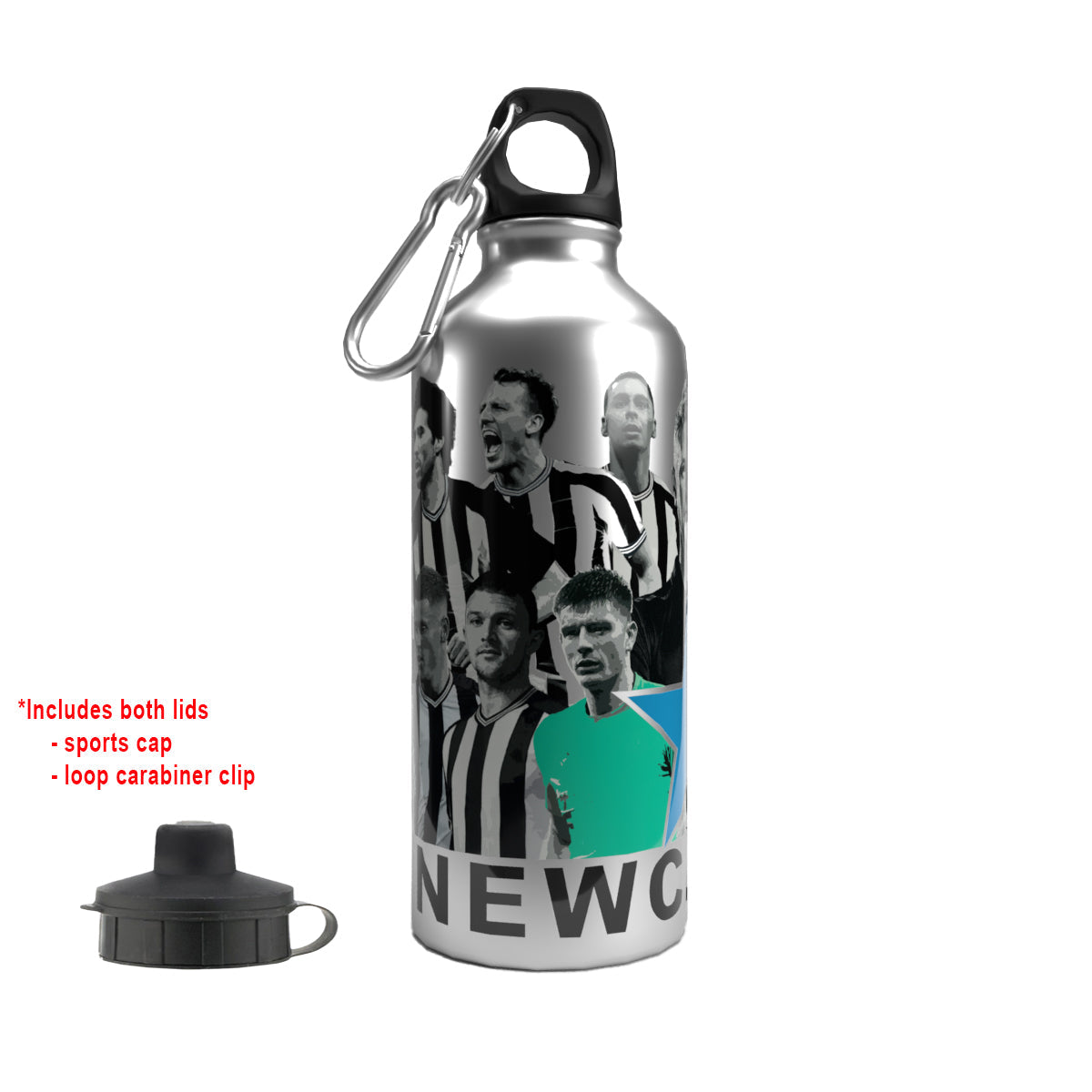Newcastle 23/24 Squad 2-lid Bottle Silver