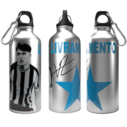 Livramento 2-Lid Aluminium Water Bottle Silver