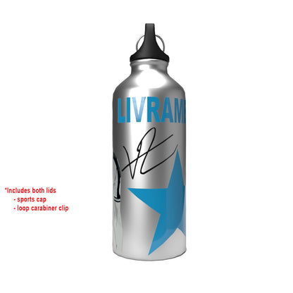 Livramento 2-Lid Aluminium Water Bottle Silver