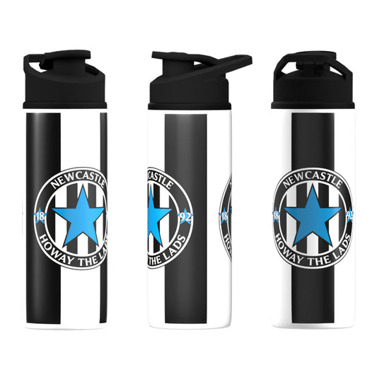 Howay the Lads Big Mouth Bottle-White