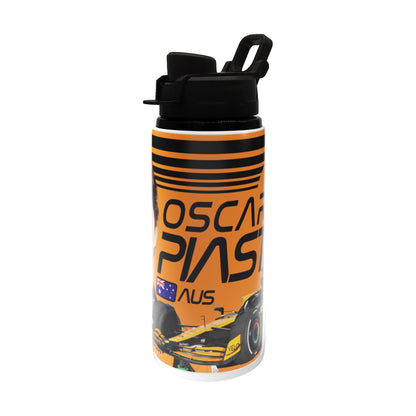 Piastri F1 Bottle 600ml White - Black Lid