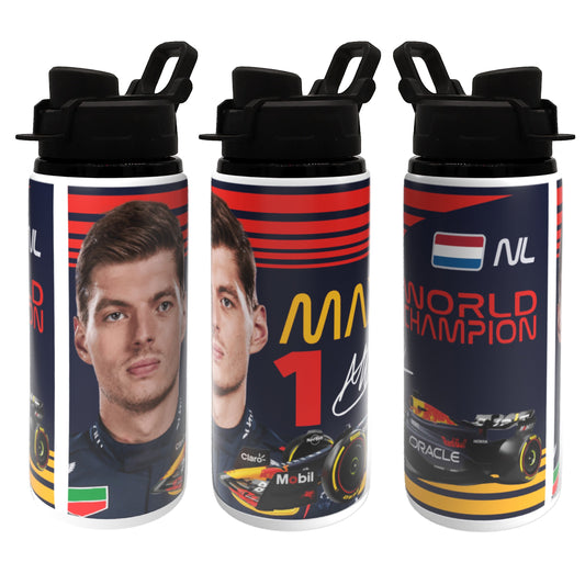 Max F1 Bottle 600ml White - Black Lid