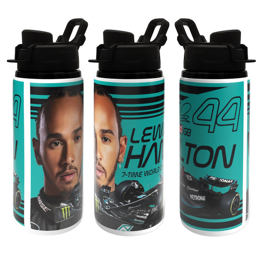 Hamilton F1 Bottle 600ml White - Black Lid