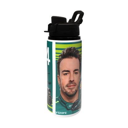 Alonso F1 Bottle 600ml White - Black Lid