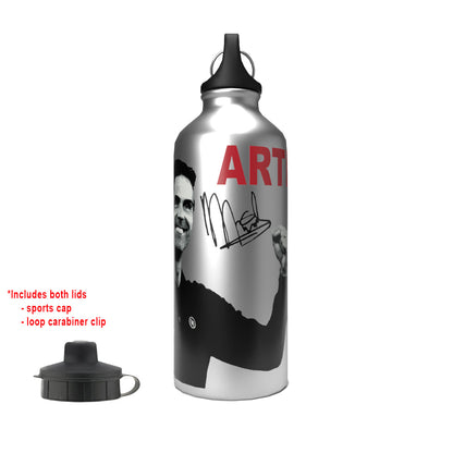Arteta 2-Lid Aluminium Water Bottle Silver