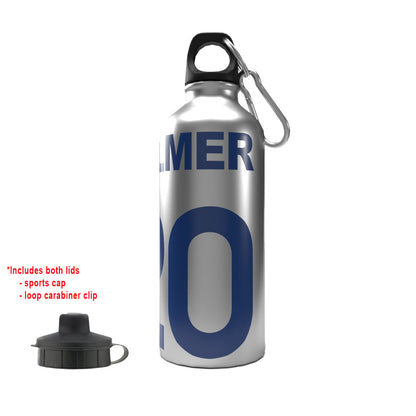 Palmer 2-Lid Aluminium Water Bottle Silver
