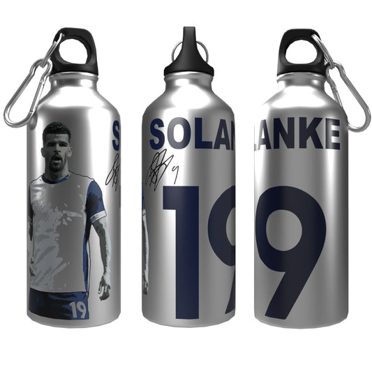 Solanke 2-Lid Aluminium Water Bottle Silver