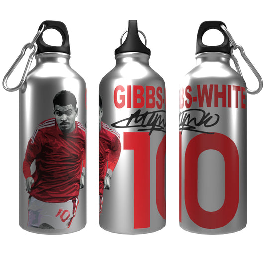 Gibbs-White Forest 2-Lid Aluminium Water Bottle Silver