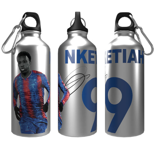 Nketiah Palace 2-Lid Aluminium Water Bottle Silver