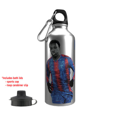 Nketiah Palace 2-Lid Aluminium Water Bottle Silver