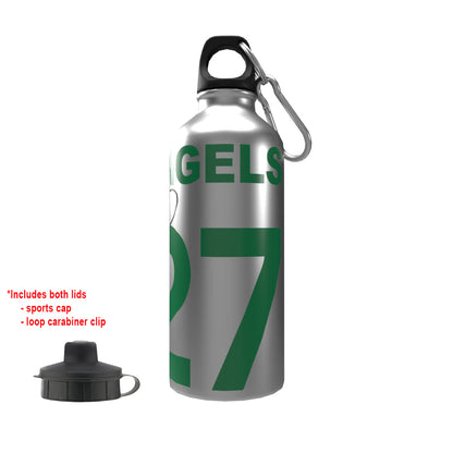 Engels Celts 2-Lid Aluminium Water Bottle Silver