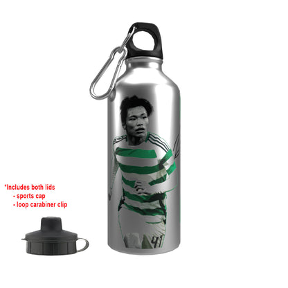 Hatate Celts 2-Lid Aluminium Water Bottle Silver