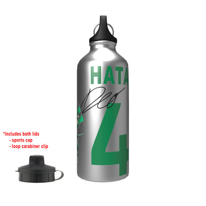 Hatate Celts 2-Lid Aluminium Water Bottle Silver