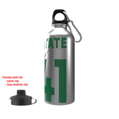 Hatate Celts 2-Lid Aluminium Water Bottle Silver