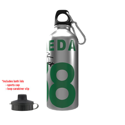 Maeda Celts 2-Lid Aluminium Water Bottle Silver