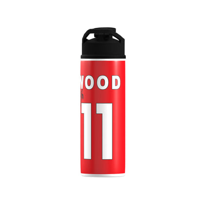 Wood Big Mouth Bottle-White