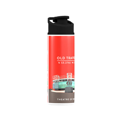 United Old Trafford Stadium Big Mouth Bottle-White