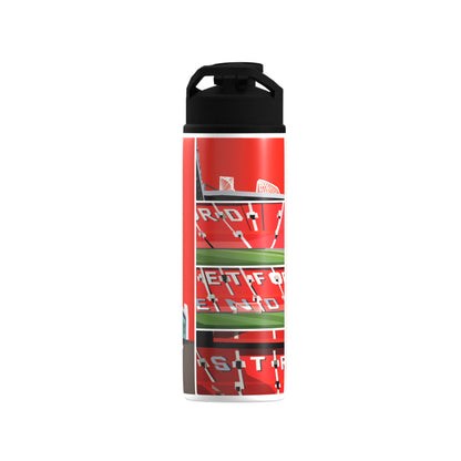 United Old Trafford Stadium Big Mouth Bottle-White