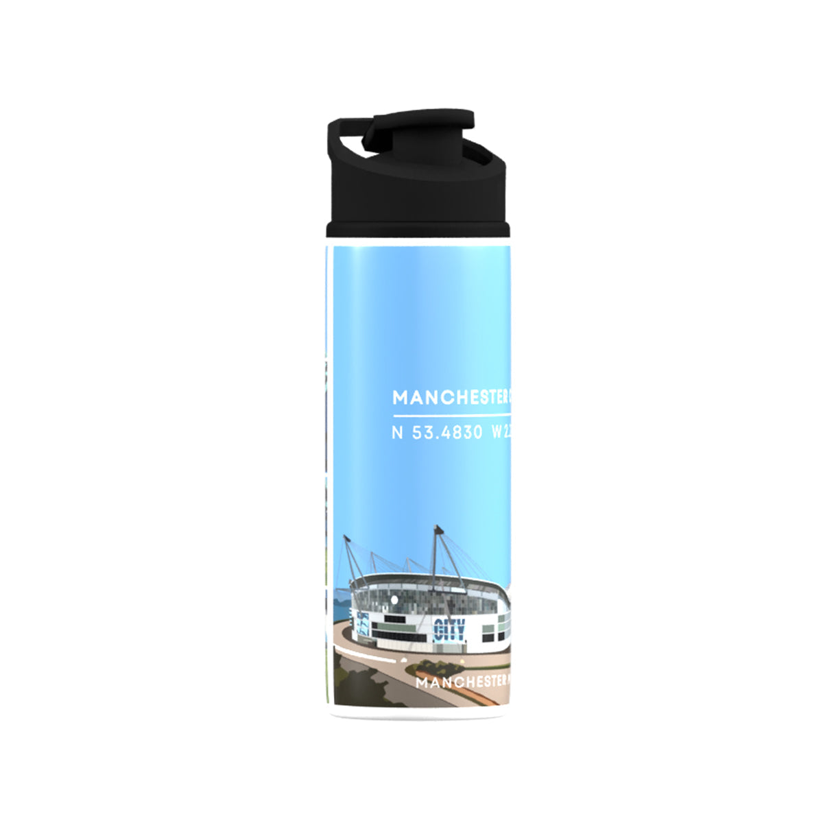 Manchester City Stadium Big Mouth Bottle-White