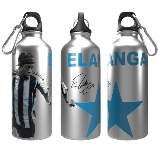 Elanga Newcastle 2-Lid Aluminium Water Bottle Silver