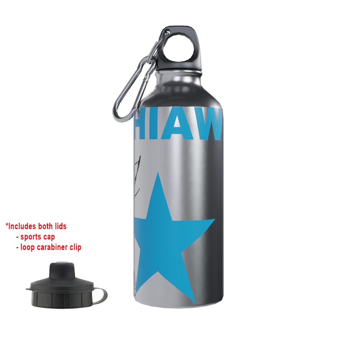 Thiaw Newcastle 2-Lid Aluminium Bottle