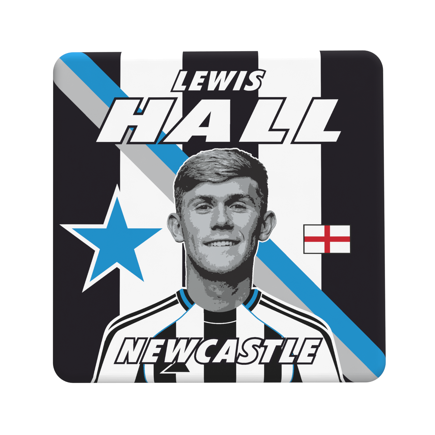 Hall Newcastle Coaster-95mm