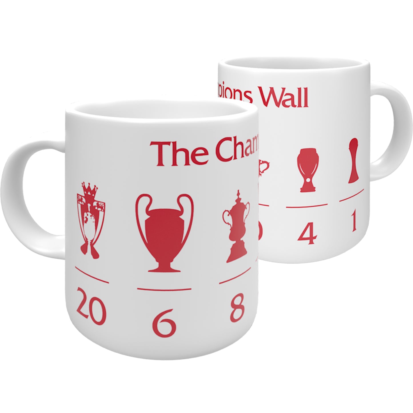 Liverpool The Champions Wall Mug - White