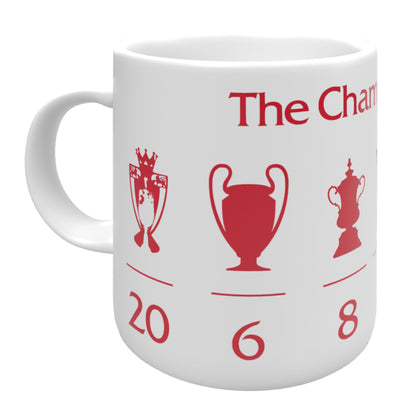 Liverpool The Champions Wall Mug - White