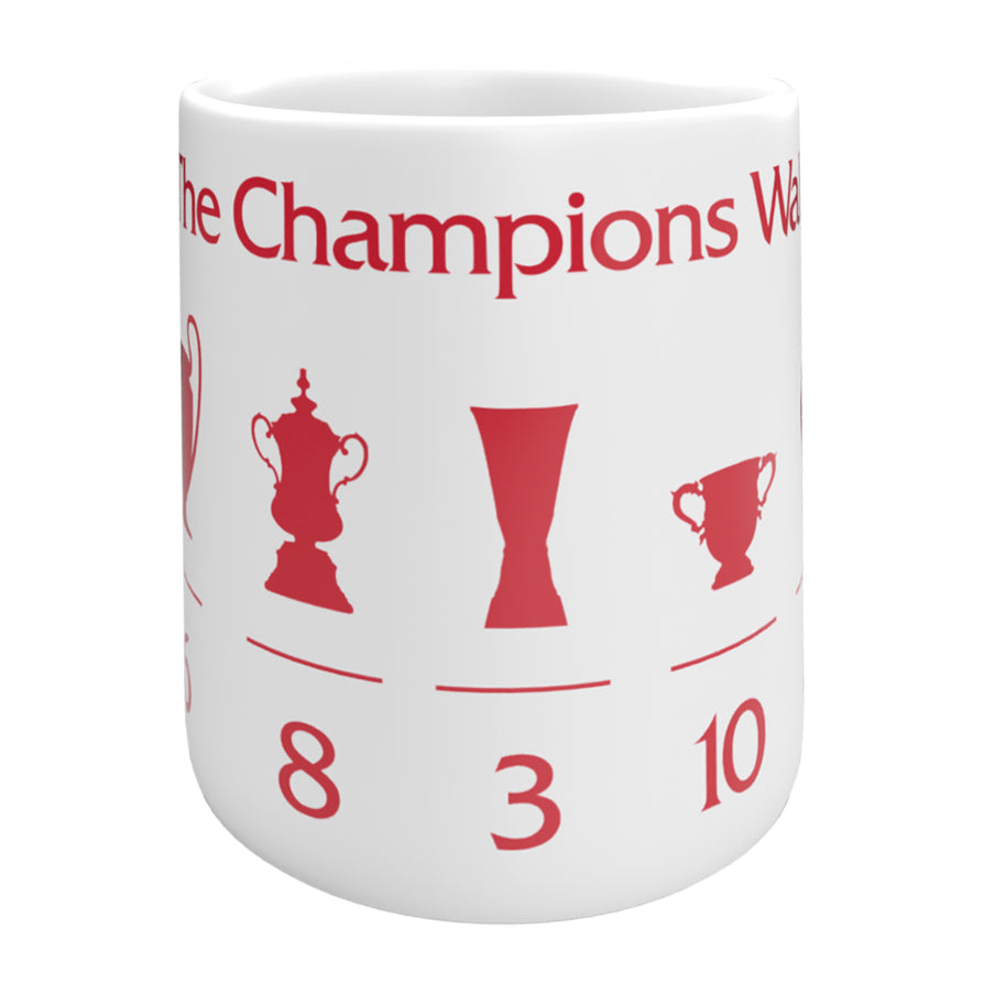 Liverpool The Champions Wall Mug - White