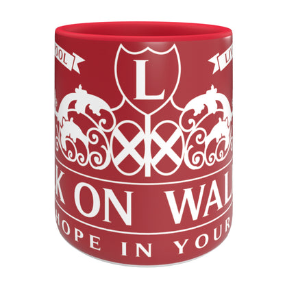 Walk On Red Handle and Inner Mug