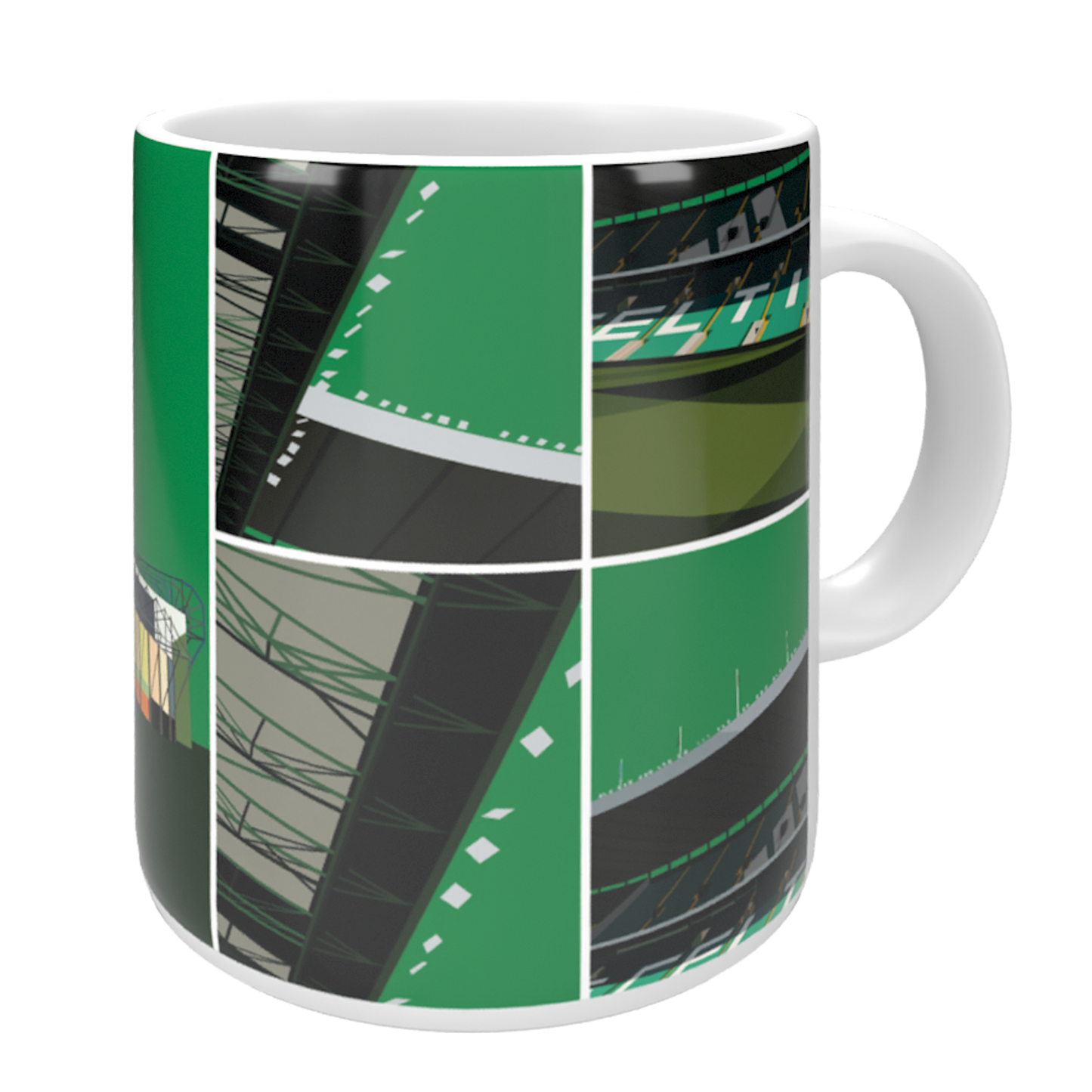 Celtic Park Stadium Celtic Mug 11oz