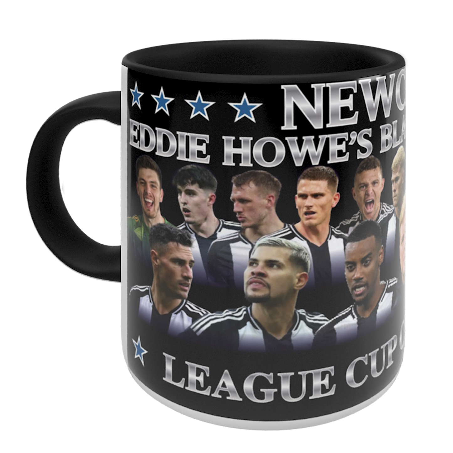 Newcastle League Cup Champions 2025 Mug Black Handle & Inner