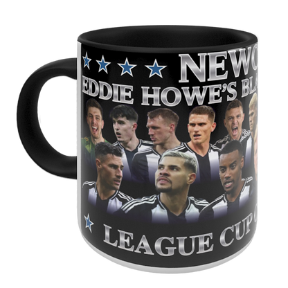 Newcastle League Cup Champions 2025 Mug Black Handle & Inner