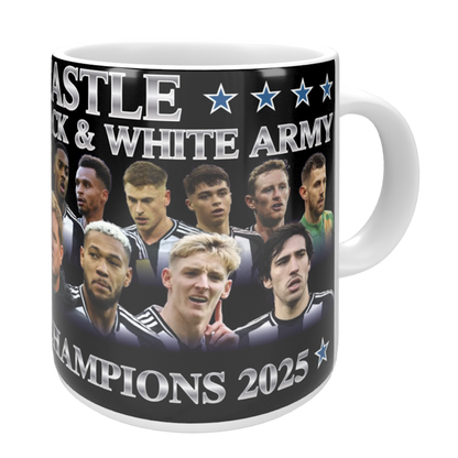 Newcastle League Cup Champions 2025 Mug